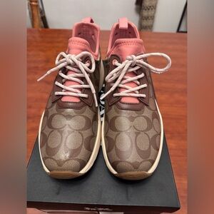 Coach Khaki and Saddle Tech Runner